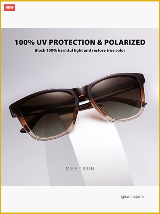 Polarized Sunglasses 3 Pack Retro Square UV400 Protection Driving main image 6